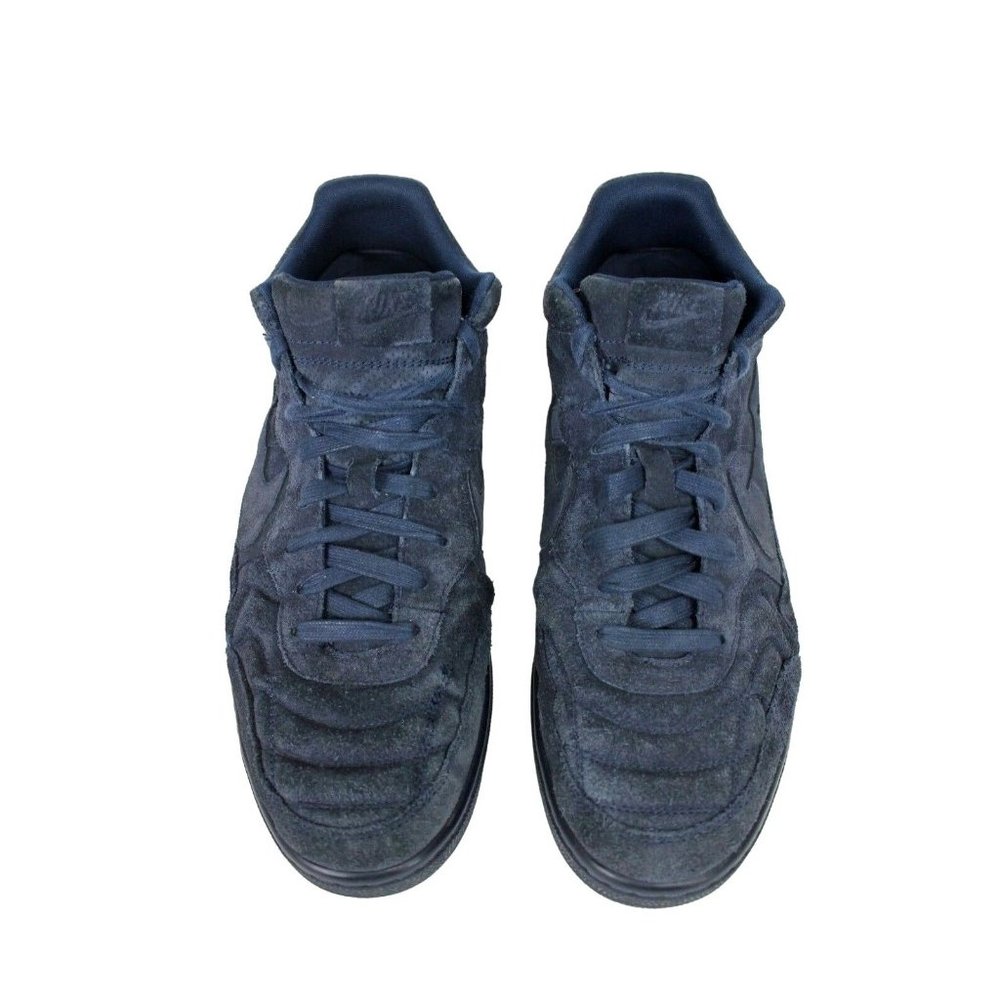 Nike NSW Tiempo Shoes size 14 Men 645330-440 Blue Suede Chrome Studs 2014 - Picture 4 of 8